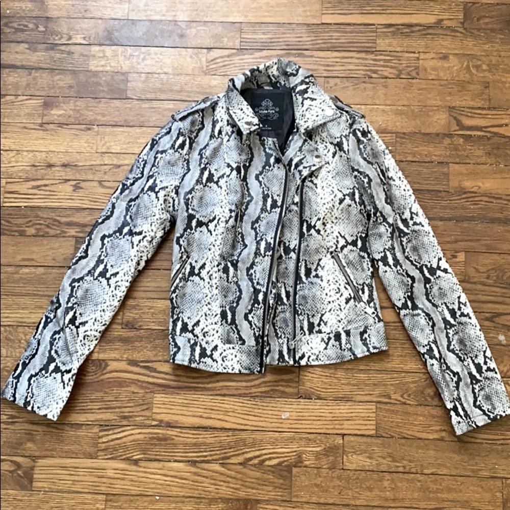Snakeskin Motorcycle Jacket - Picture 2 of 5